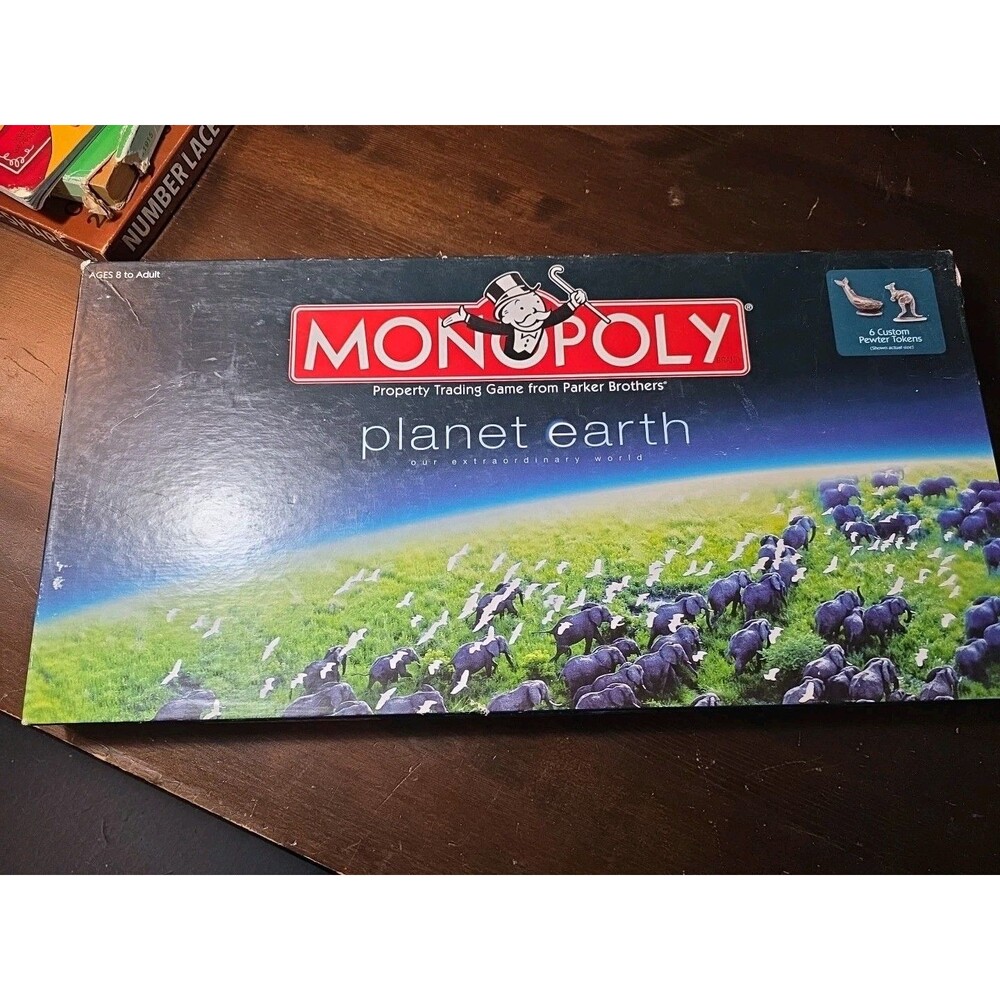 MONOPOLY Planet Earth Edition "Our Extraordinary World" 2008 Opened